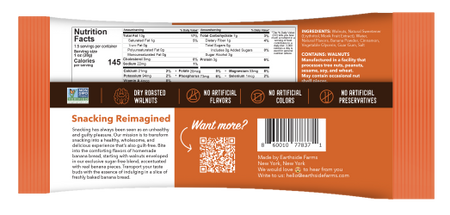 Earthside Farms Banana Bread Walnuts- 1.5 oz