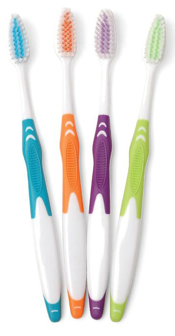 Freshmint Adult Rubber Handle Toothbrush
