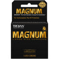 Trojan Magnum Lubricated Condoms - Box of 3