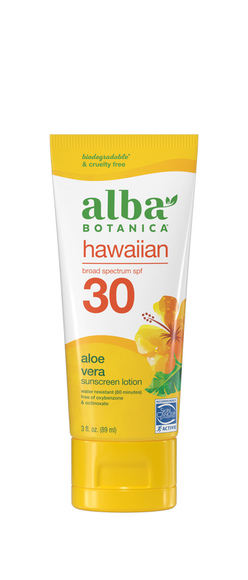 Alba Botanica Hawaiian Island Vibe Sunscreen  SPF30 - 3 oz.