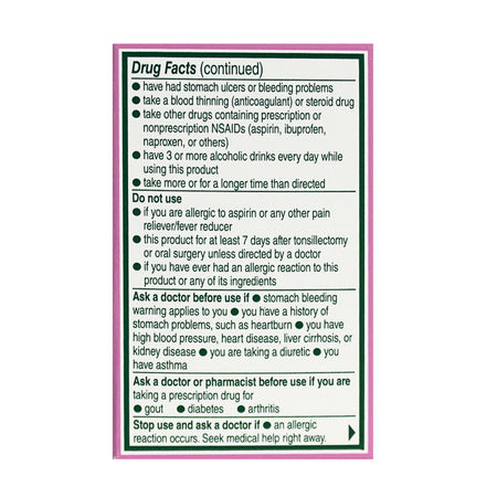 Bayer Low Dose Aspirin - Box of 36