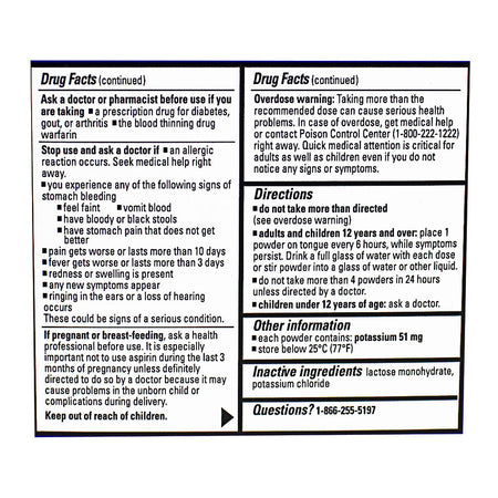 Goody's Extra Strength Headache Powder Sticks - Pack of 2