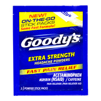 Goody Extra Strength Headache Powder Sticks - Pack of 2