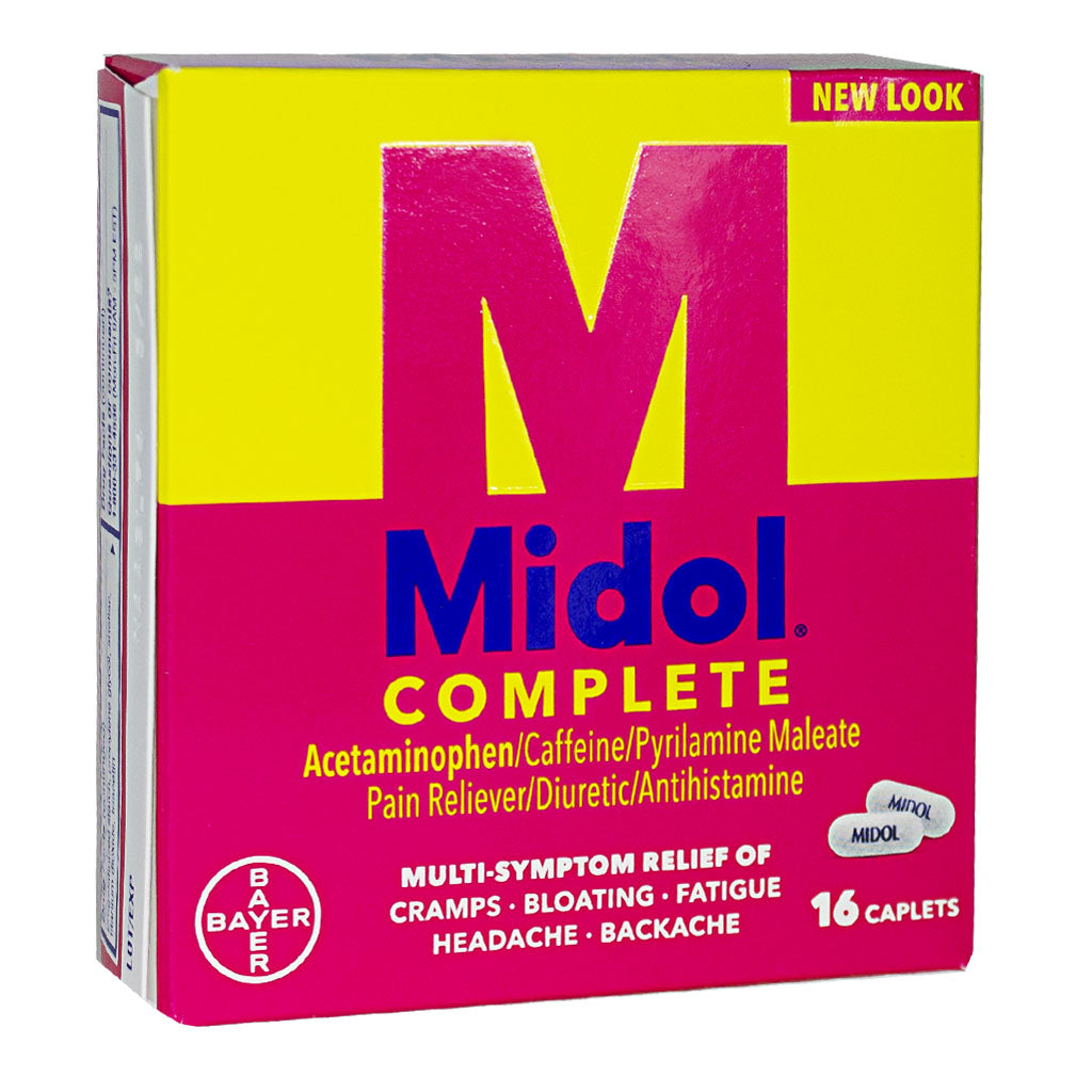Midal Complete Wholesale Midol Menstrual Complete - Box of 16 - Weiner's LTD