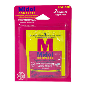 Midol Menstrual Complete - Card of 2