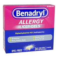 Benadryl Allergy LiquiGels - Box of 24