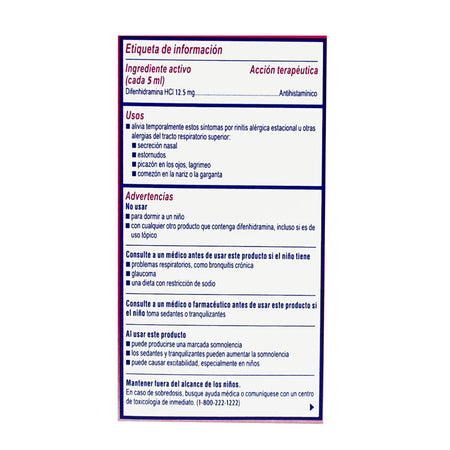 Benadryl Allergy Children's Cherry - 4 oz.