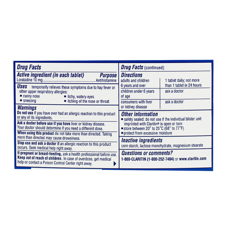 Claritin Allergy Non-Drowsy - Box of 5