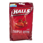 Halls Cough Suppressant Cherry Drops - Bag of 30 Drops