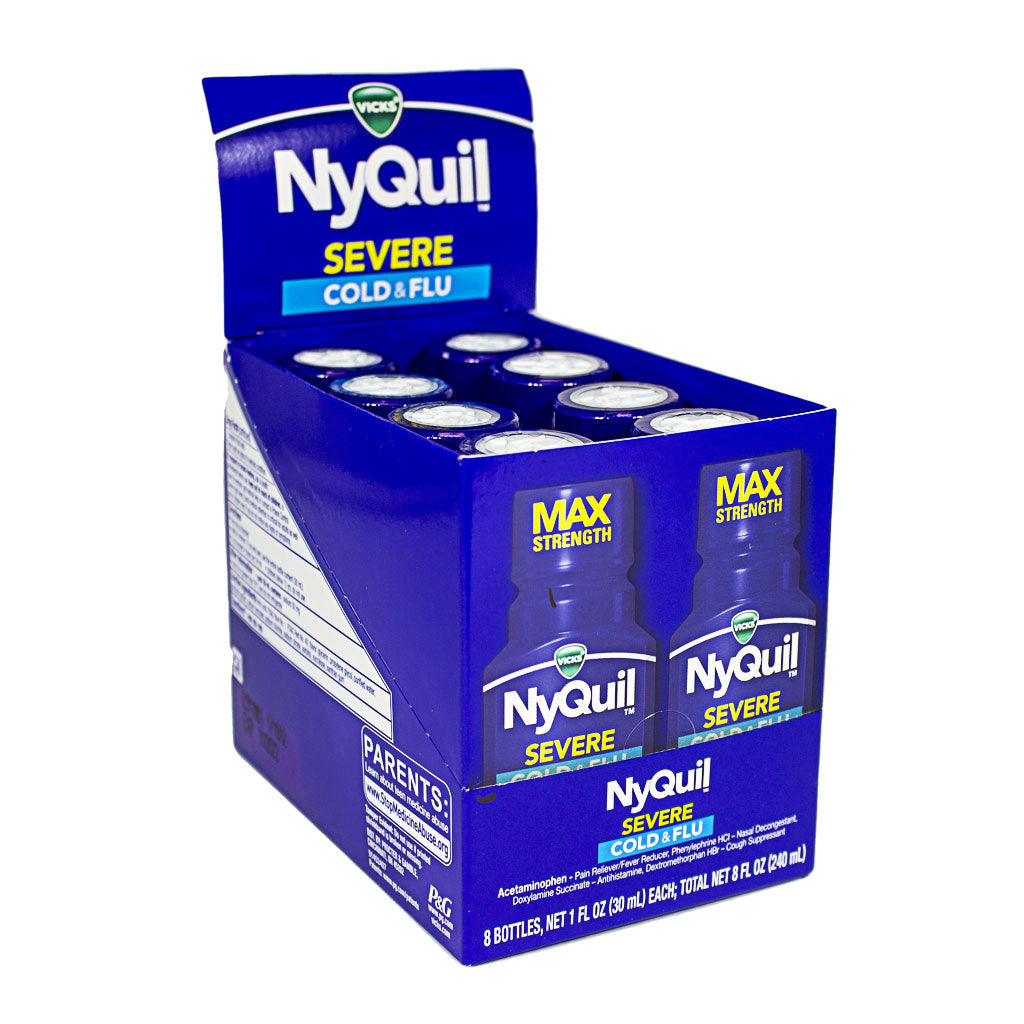 NYQUIL COLD & FLU LIQUID SINGLE DOSE 8/1oz
