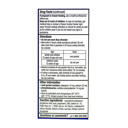 Theraflu Severe Cold & Cough Nighttime - Box of 6 Packets