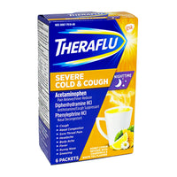 Theraflu Severe Cold & Cough Nighttime - Box of 6 Packets