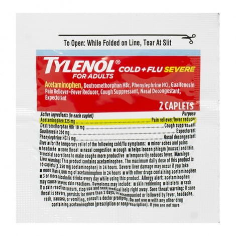 Tylenol Cold + Flu Severe - Pack of 2