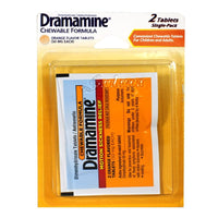 Dramamine Motion Sickness Relief Tablets - Card of 2