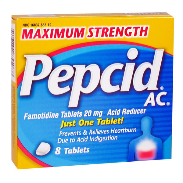 Pepcid AC Maximum Strength Acid Reducer - Box of 8