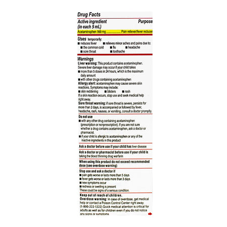 UNAVAILABLE - Tylenol Children's Oral Suspension Grape Flavored - 4 oz.