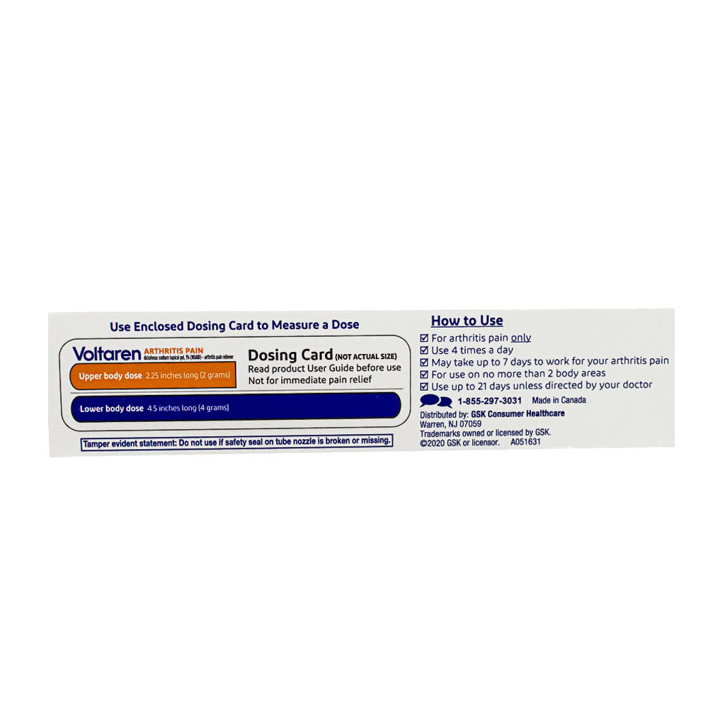 Voltaren Gel Purchase Canada