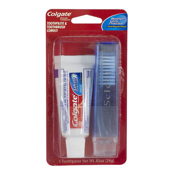 UNAVALABLE - Colgate Paste & Travel Toothbrush - 0.85 oz. Carded