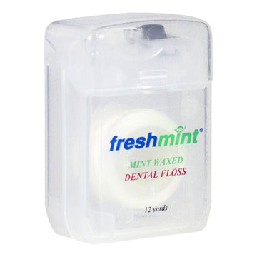 Freshmint Waxed Mint Dental Floss - 12 yds.