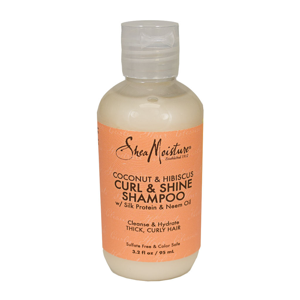 Brig Narkoman Shining Travel Size Shea Moisture Coconut Hibiscus Shampoo Curl Plus Shine - 3.2  oz. - Weiner's LTD