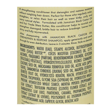 Shea Moisture Jamaican Black Castor Oil Strengthen & Restore Conditioner - 3.2 oz.