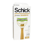 Schick Xtreme3 Bamboo Hybrid Razor with 3 Refills