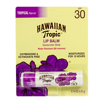 Hawaiian Tropic Lip Balm Sunscreen Stick SPF30- 0.14 oz.
