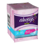 Always Thin Active Scented Liners - Pack of 20