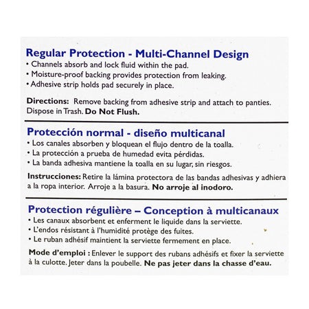 Maxithins Maxi Regular Pad - Box of 1