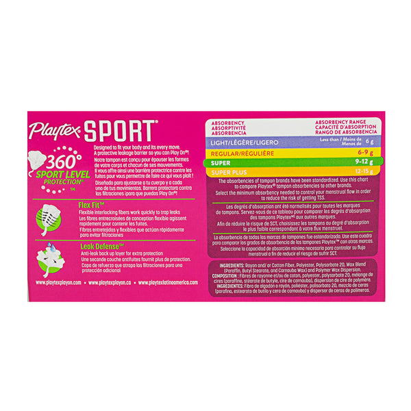 How to Use the Playtex® Sport® Tampon 