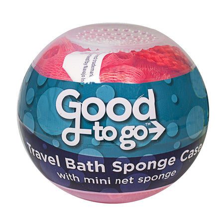 Good to Go Travel Bath Puff Loofah in Breathable Case