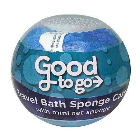 Good to Go Travel Bath Puff Loofah in Breathable Case