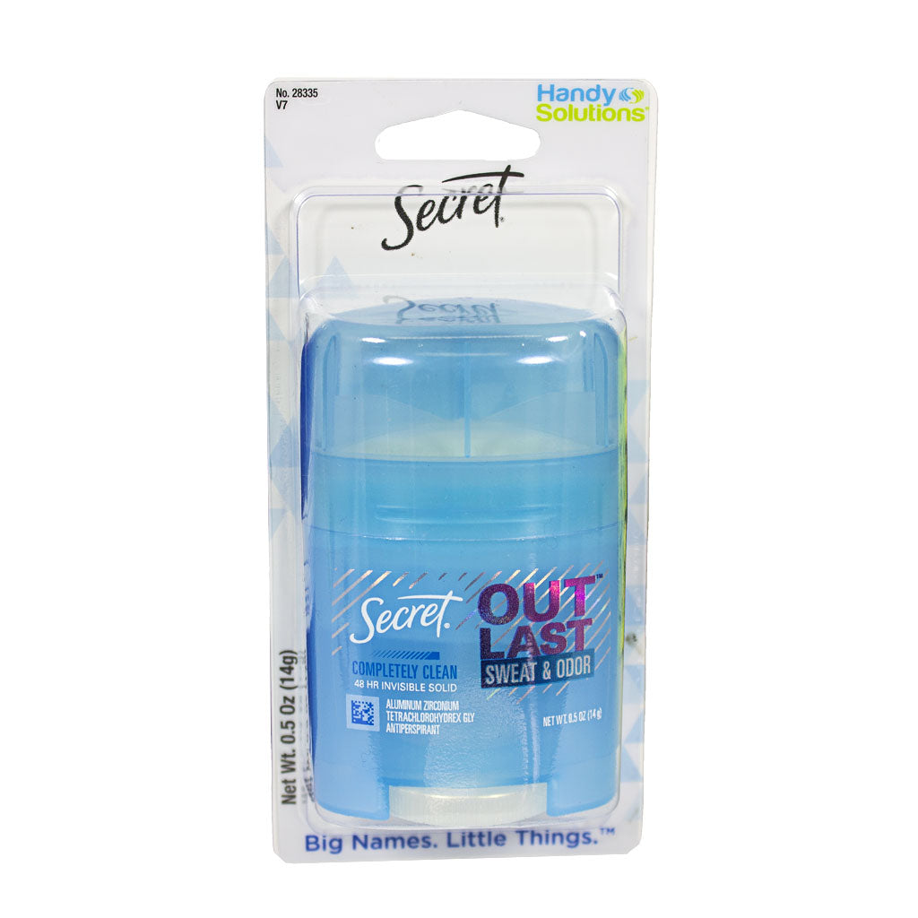 billede Prøve i det mindste Wholesale Travel Size Secret Deodorant 0.5 oz - Carded - Weiner's LTD
