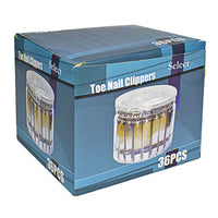 UNAVAILABLE - Select Toe Nail Clippers - Display Bucket 36 ct.