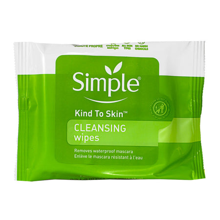 Simple Sensitive Skin Cleansing Facial Wipes - Pack of 7