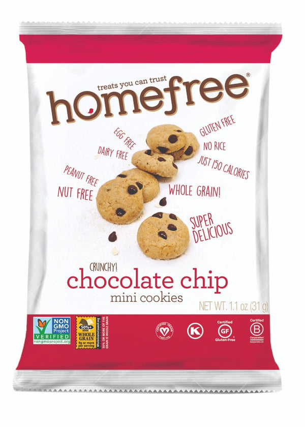 Homefree Chocolate Chip Cookies - 1.1 oz.