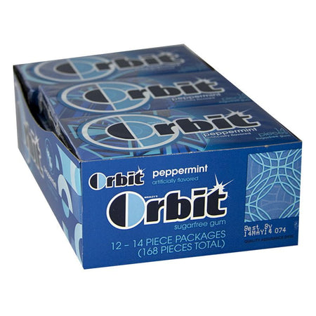 Orbit Peppermint Gum - 14 pieces