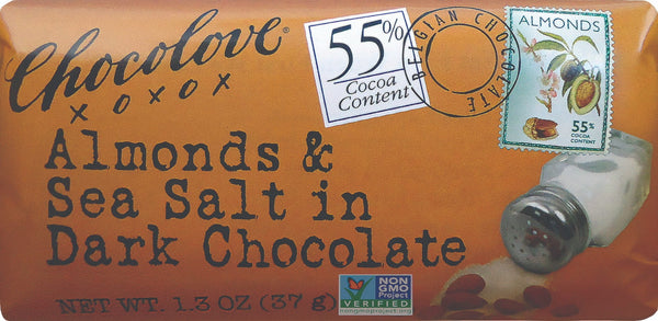 Chocolove Almonds & Sea Salt in Dark Chocolate - 1.3 oz.