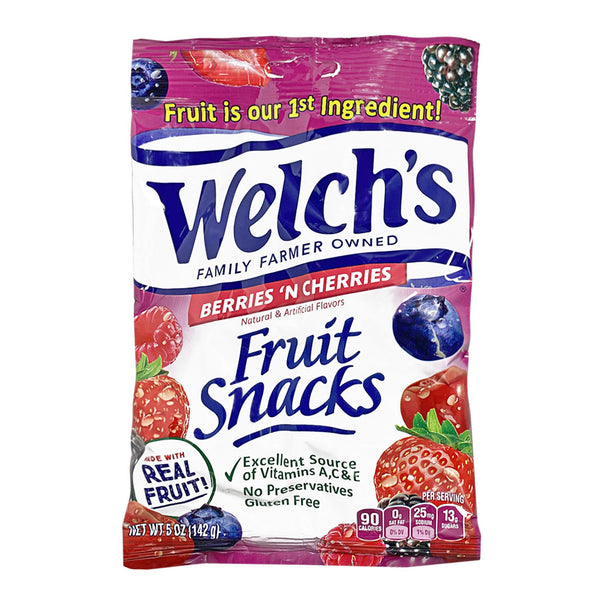 Welch's Berries 'N Cherries Fruit Snacks - 5 oz.