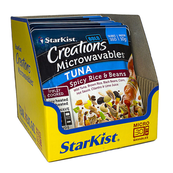 StarKist Creations Microwaveables Tuna Spicy Rice & Beans – 4.5 oz.