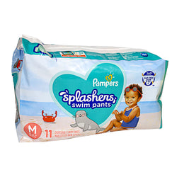 Pampers Splashers Swim Pants Size M - Pack of 11