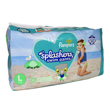 Pampers Splashers Swim Diapers Size L- Pack of 10