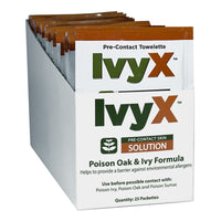 IvyX Poison Oak & Ivy Pre-Contact Towelettes - 7.8 gm.