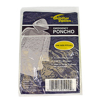 Weather Station Emergency Poncho - Clear
