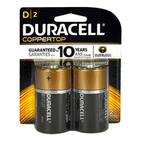 Duracell Coppertop D Batteries - Card of 2