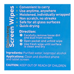 DBW - PhoneFresh 70% Alcohol Screen Cleaning Wipes - Box of 10 Individually Wrapped