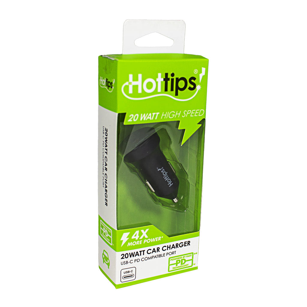 Wholesale Hottips PD Car Charger 20 W USBC Port Weiner's LTD