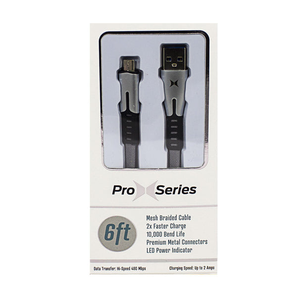 Xtreme Micro Sync & Charge USB Cable - 6 ft.