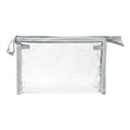Clear Vinyl Gusseted Zippered Pouch - 8 in. x 5 in. x 2.4 in.