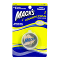 Mack's Acoustic Foam Earplugs w/case - 1 pair carded